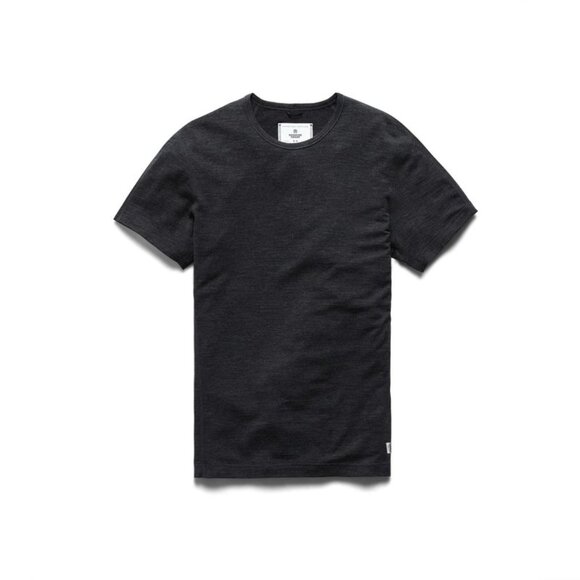 Reigning Champ – Merino Wool T-Shirt in Heather Charcoal - Picture 1 of 4
